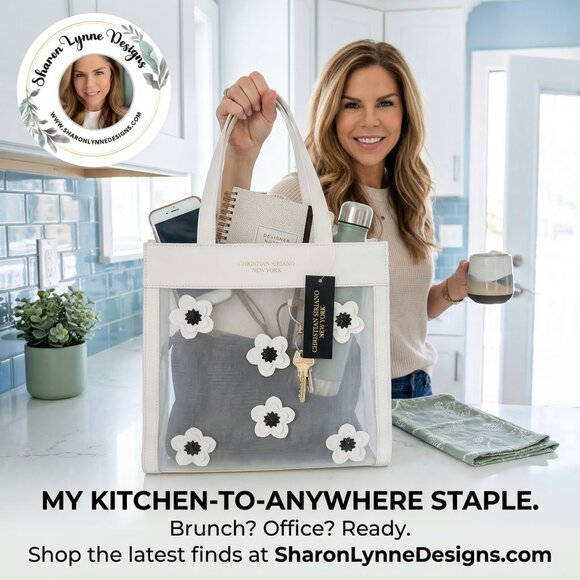 Christian Siriano Handbags - 🖤 Christian Siriano Black & White Floral Tote Bag 🖤